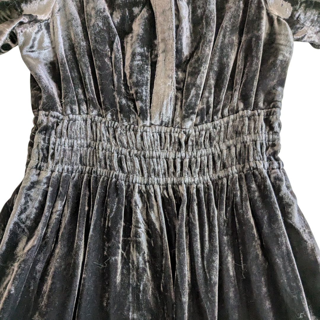 By Anthropologie Somerset Velvet Maxi Dress Size XSP