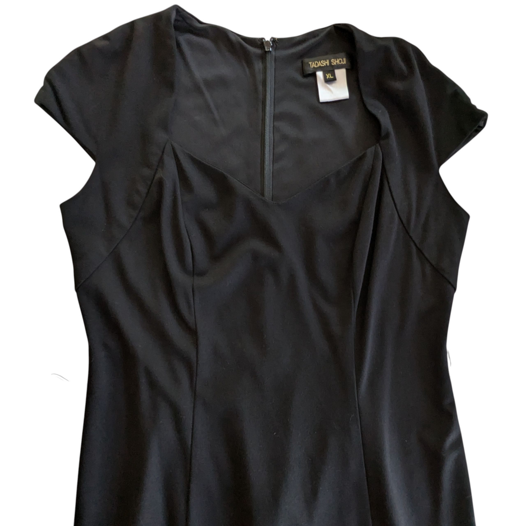 Tadashi Shoji Full Length Knit Dress Size XL