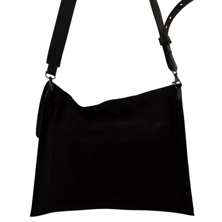 Elai Suede Fold Over Bag