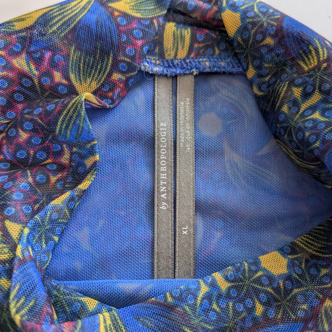 By Anthropologie Semi Sheer Top Size 1X