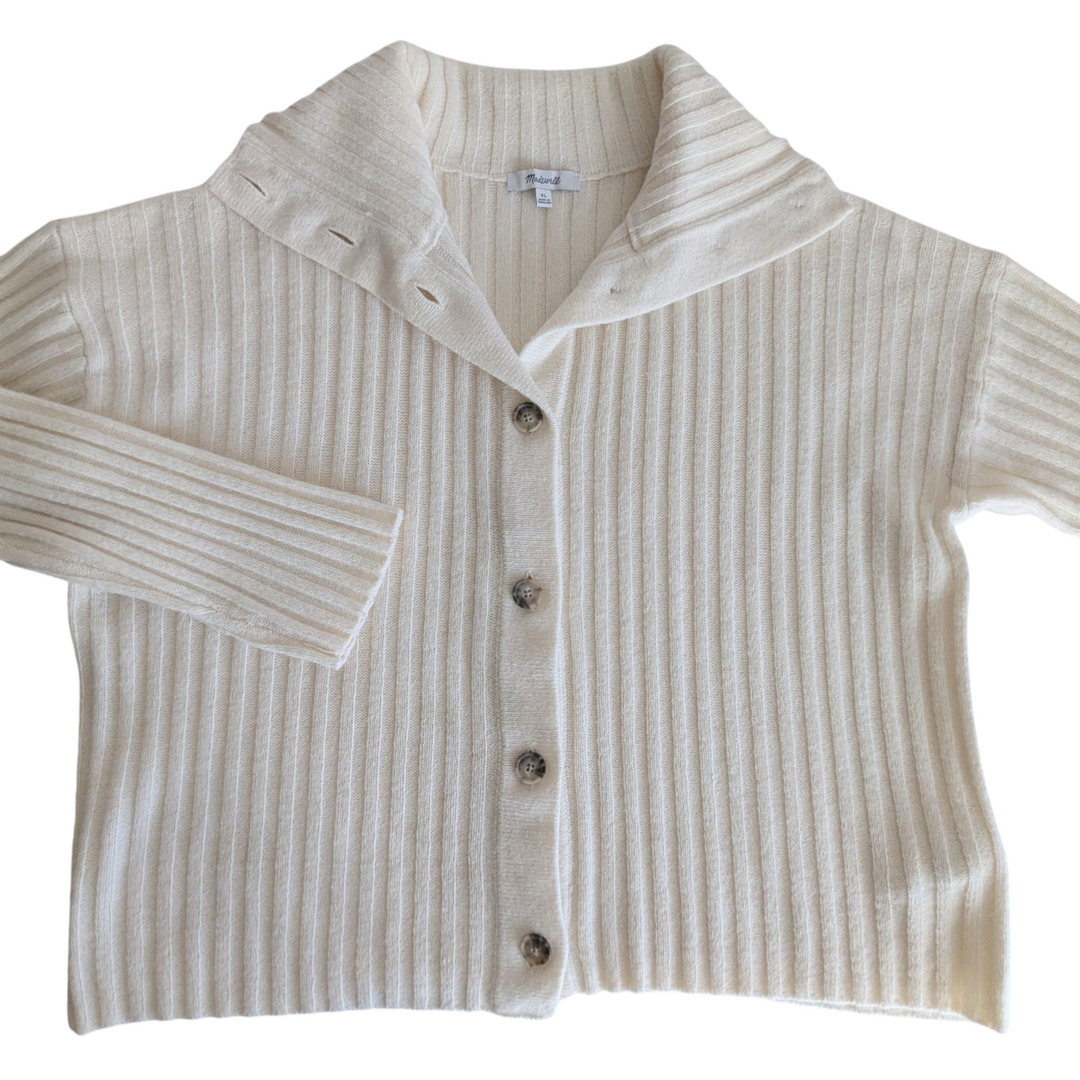 Madewell Cream Cardigan Size XL