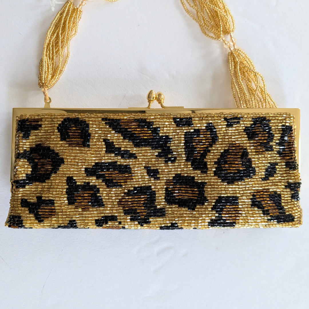 Valerie Stevens Cheetah Print Mini Evening Bag