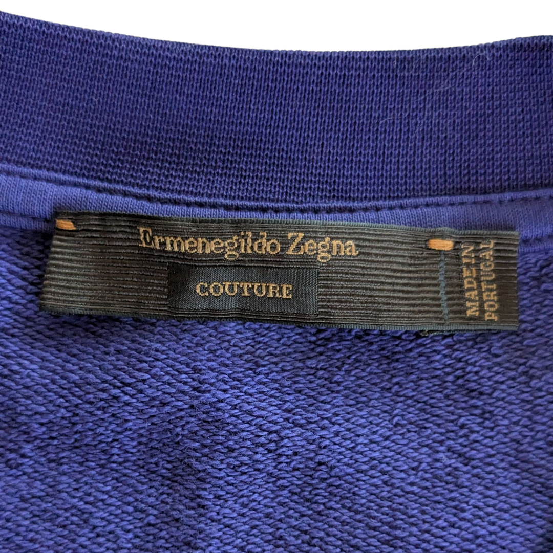 Ermenegildo Zegna Purple Sweatshirt Size Large