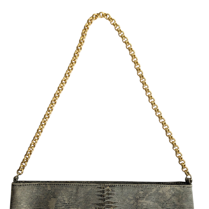Paola Del Lungo Leather Clutch