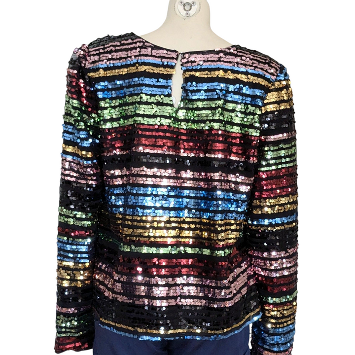 ME&B Sequin Top Size 40 NWT