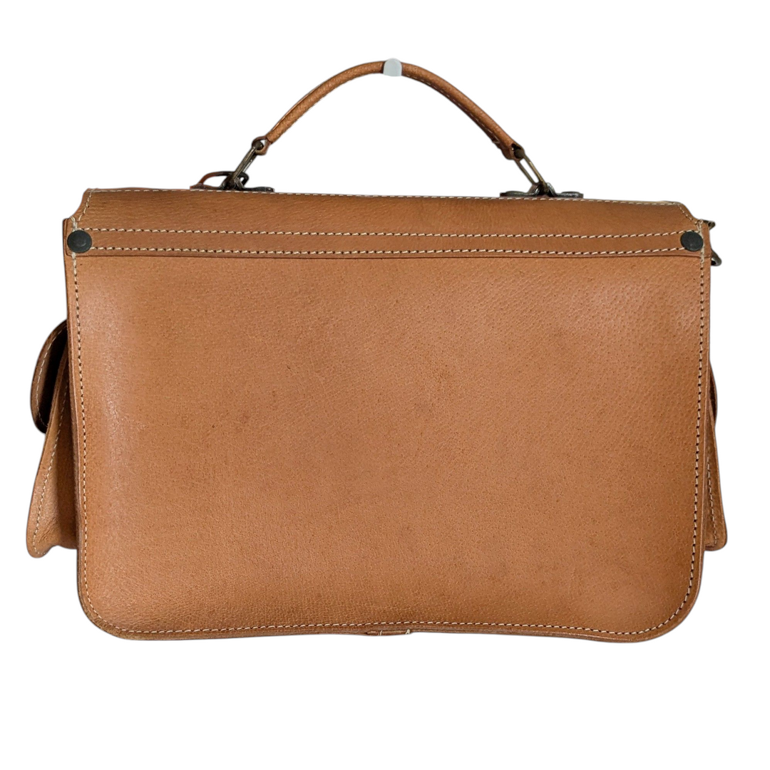 Greek Leather Convertible Messenger Bag