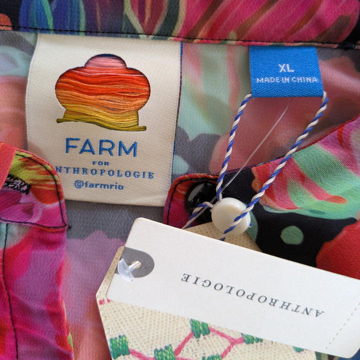 FARM Rio for Anthropologie Maxi Dress Size XL NWT