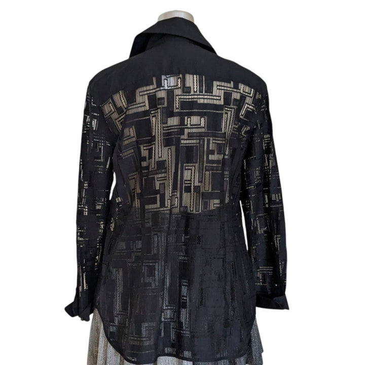Lafayette 148 James Lace Top Size XL