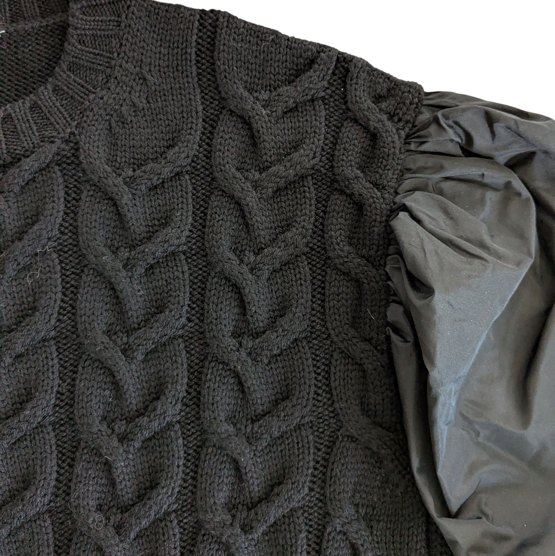 MaxMara Ancella Balloon Sleeve Knit Dress Size Medium