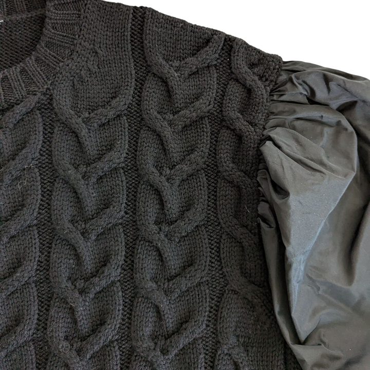 MaxMara Ancella Balloon Sleeve Knit Dress Size Medium