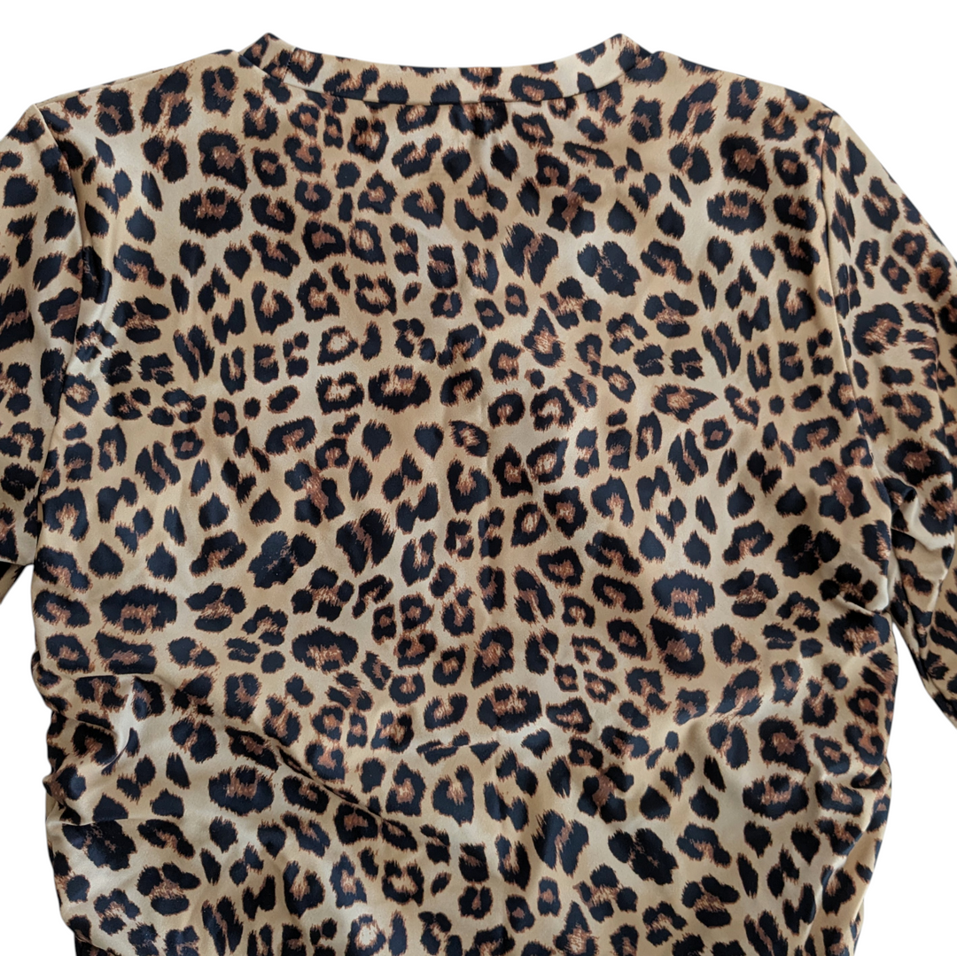 Summer Salt Leopard Print Rash Guard Size 4