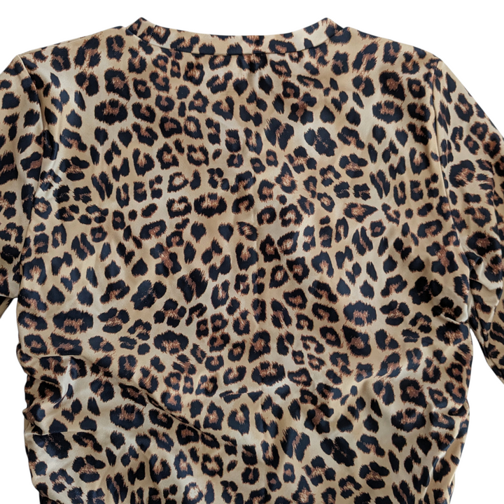 Summer Salt Leopard Print Rash Guard Size 4