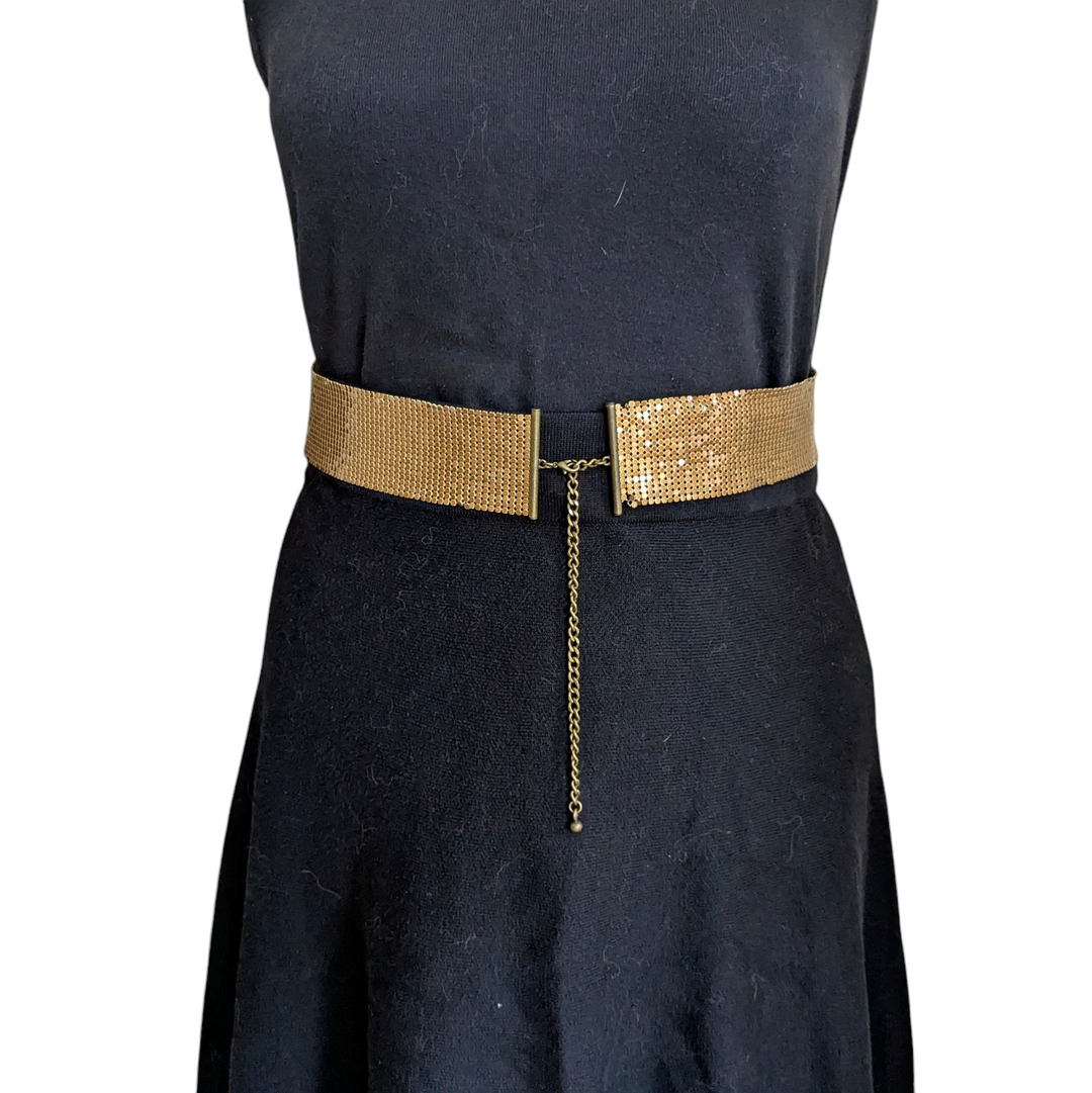 Vintage Gold Mesh Belt