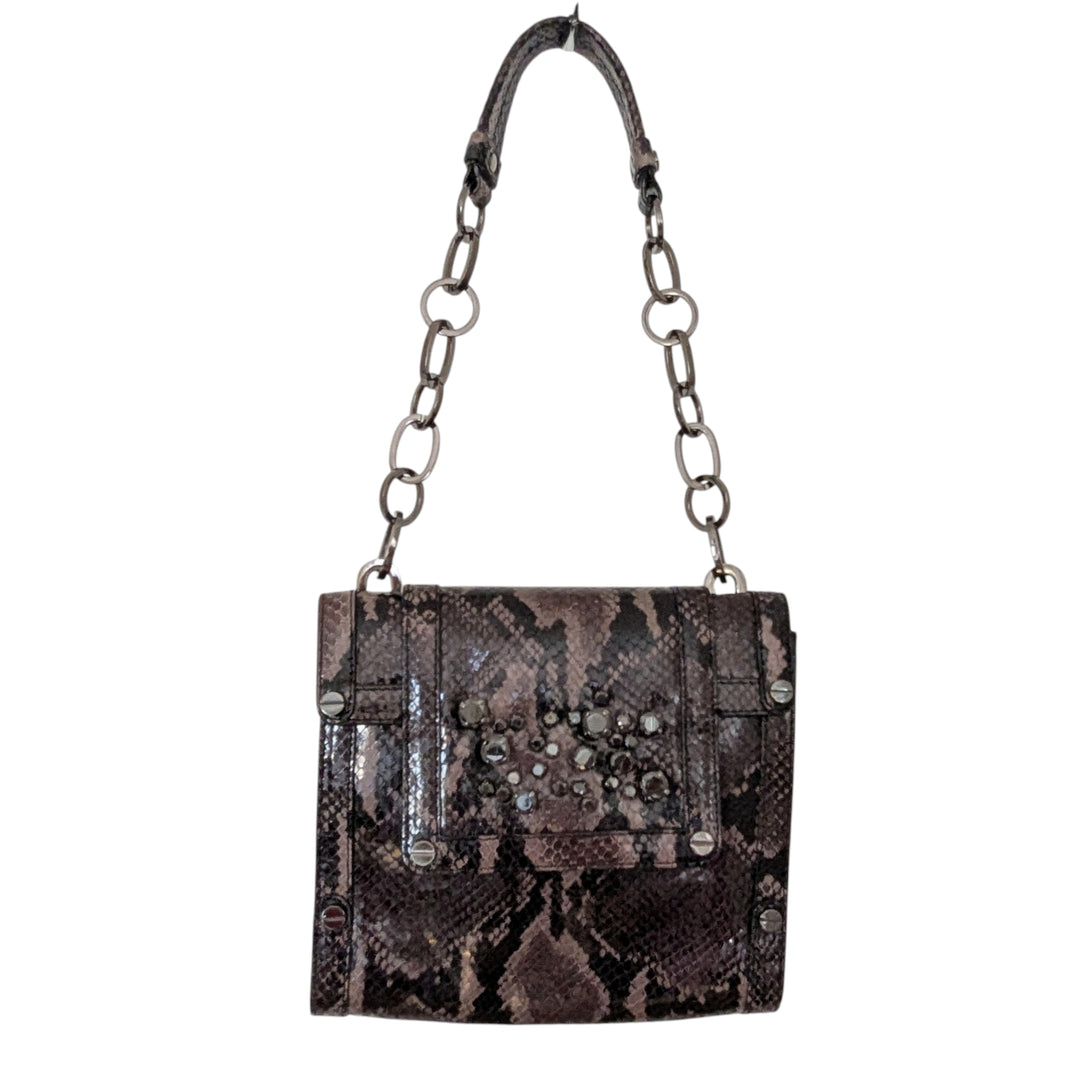 Alexis Hudson Reptile Print Leather Crossbody