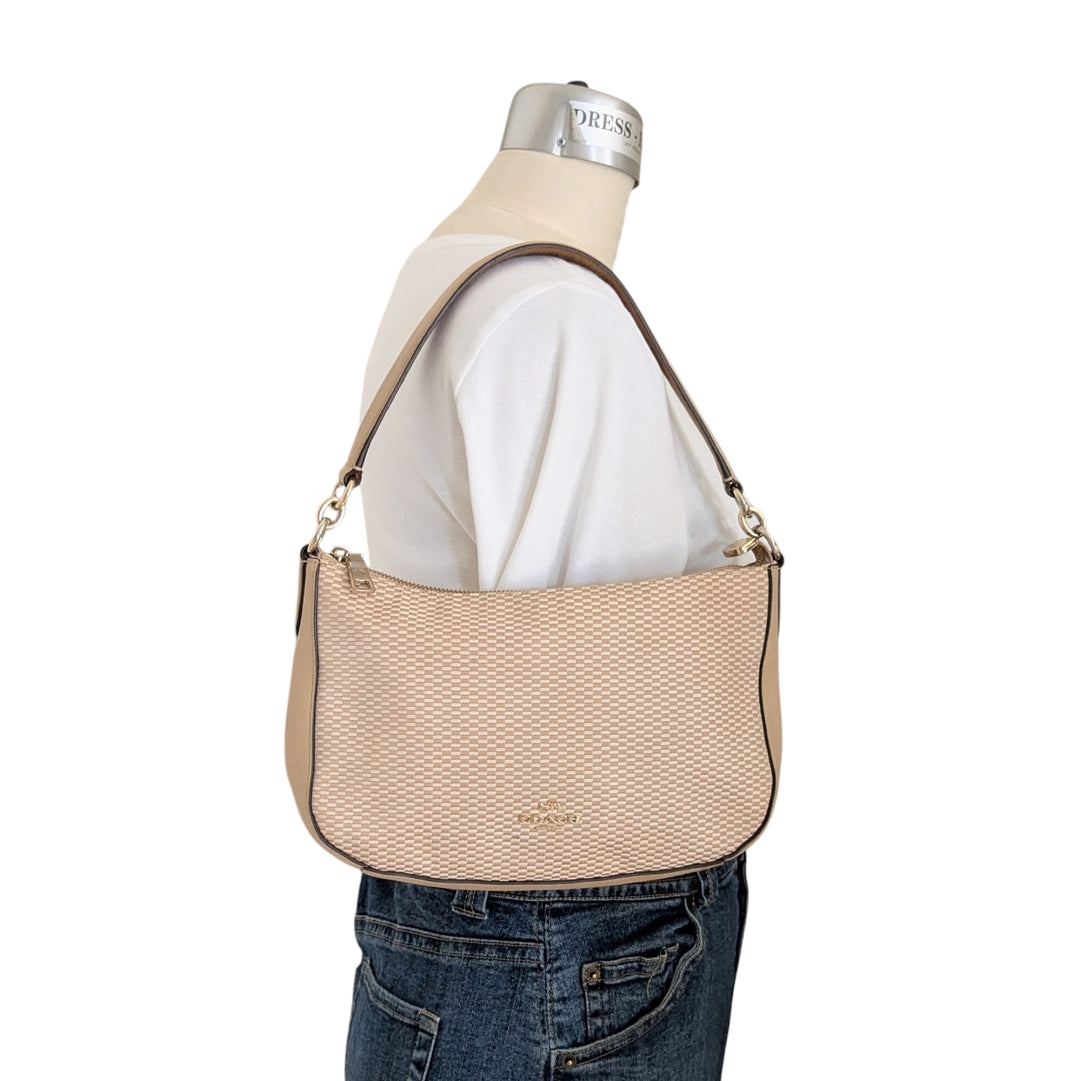 Coach Vintage Chelsea Convertible Shoulder Bag Legacy Jacquard 28892
