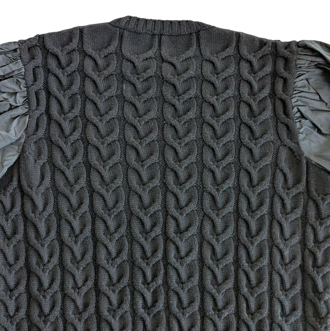 MaxMara Ancella Balloon Sleeve Knit Dress Size Medium