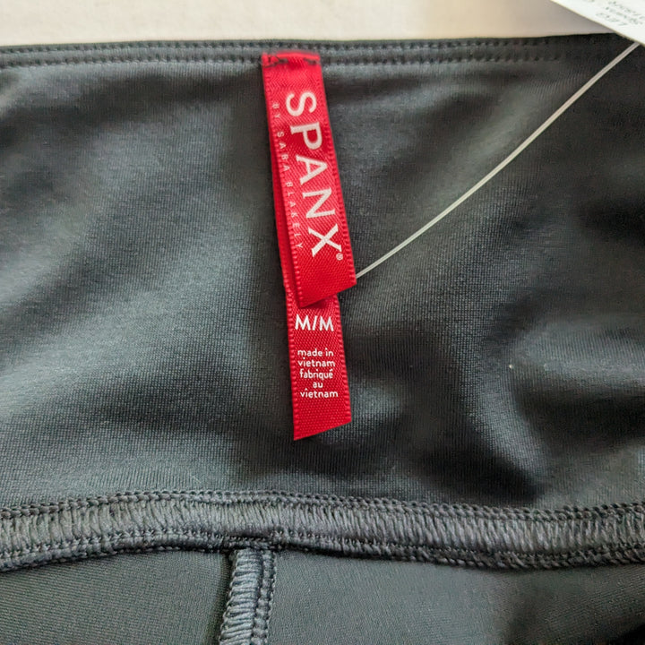 Spanx Black Camo Print Leggings Size Medium