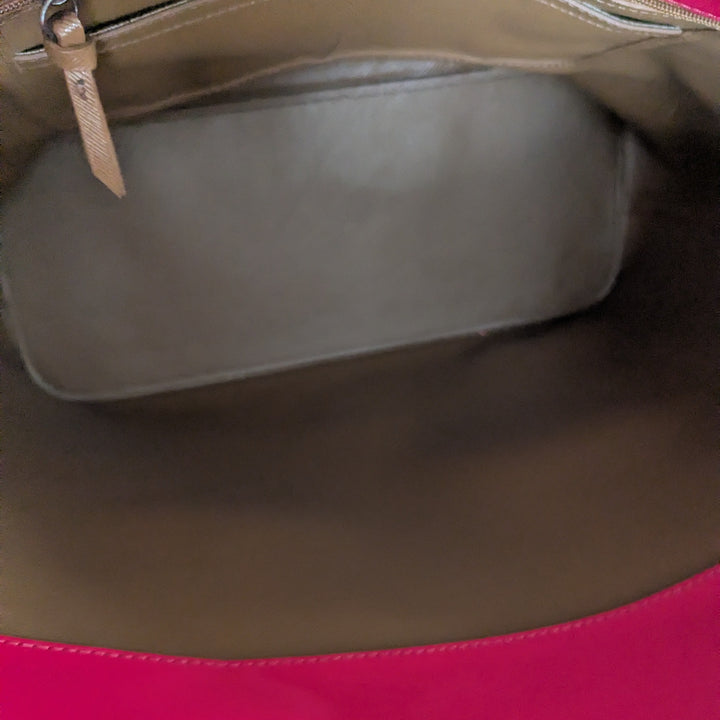 DKNY Hot Pink Patent Leather Tote