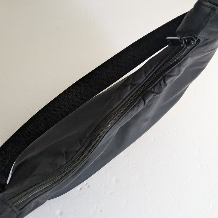 Aritzia's Sunday Best Goldie Black Nylon Hobo Bag