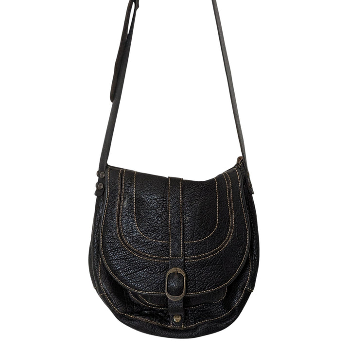 Patricia Nash Leather Saddle Bag