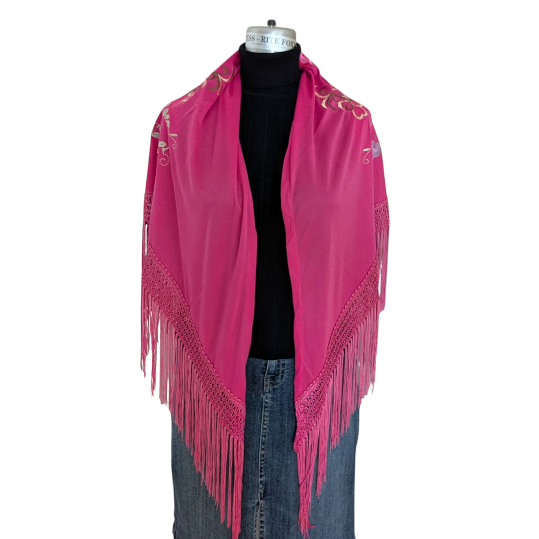 Chinese Embroidered Wrap