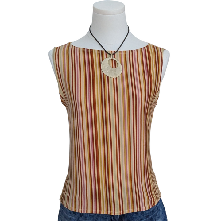 Reformation Dusk Striped Top Size Large