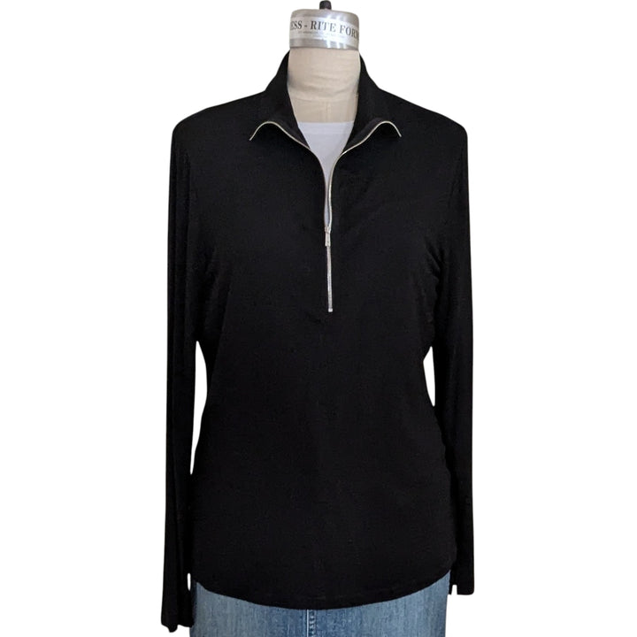 Lafayette 148 Half Zip Sweater Size XL