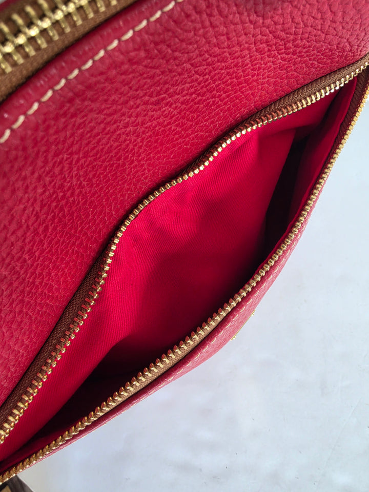 Dooney & Bourke Red Leather Crossbody