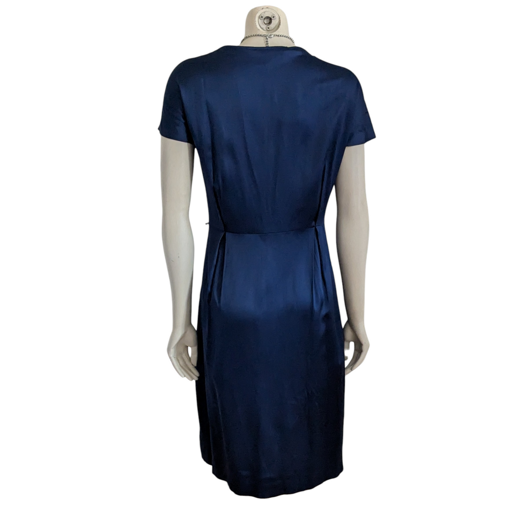 MaxMara Satin Wrap Dress Size 10