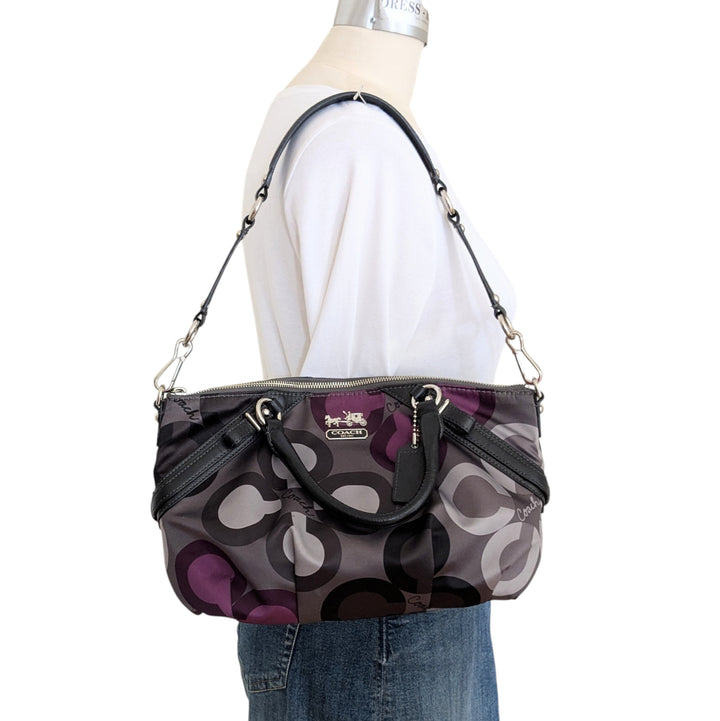 Coach Madison Sophia Sateen Nylon Satchel