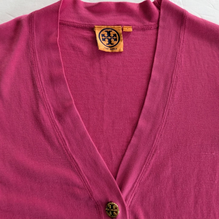 Tory Burch Simone Cotton Cardigan Size Small
