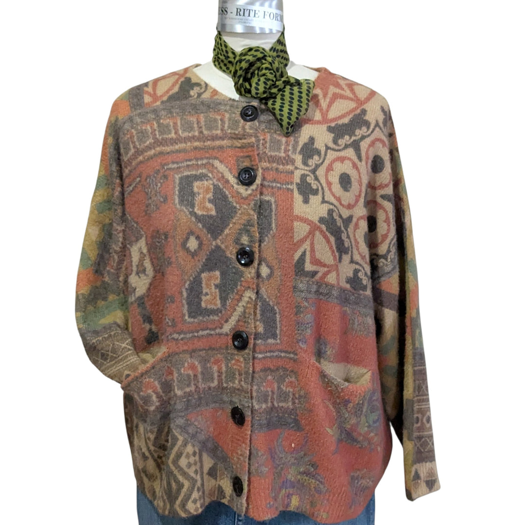 Buykud Print Cardigan Size XL