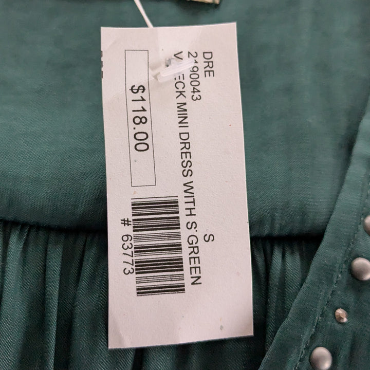 Evelyn & Annie Dark Green Mini Dress Size Small