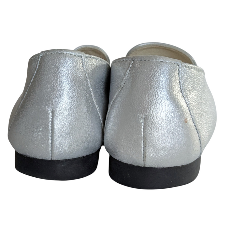 Paul Green Daphne Silver LLoafers Size 8