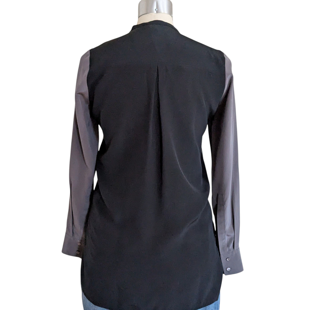 Vince 2 Tone Silk Tunic Size 2