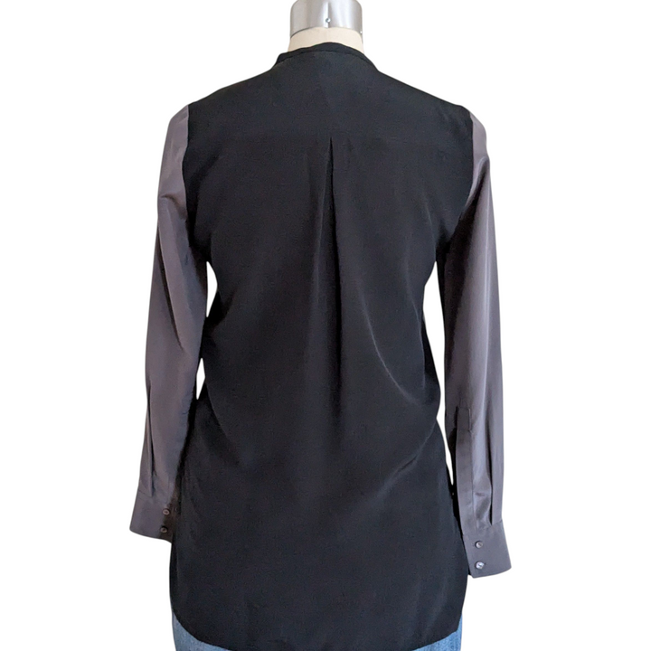 Vince 2 Tone Silk Tunic Size 2