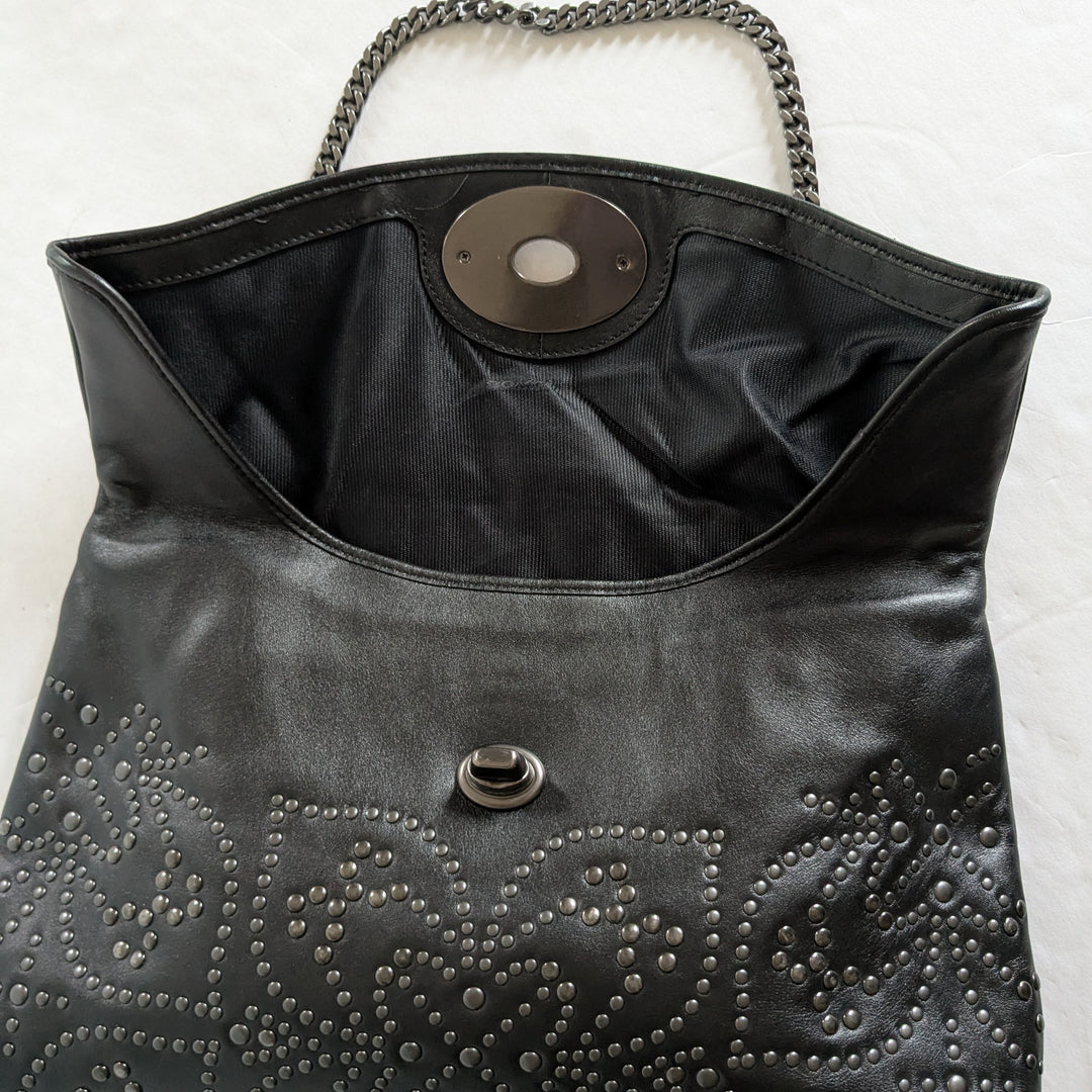 Coach Mini Stud Large Leather Clutch