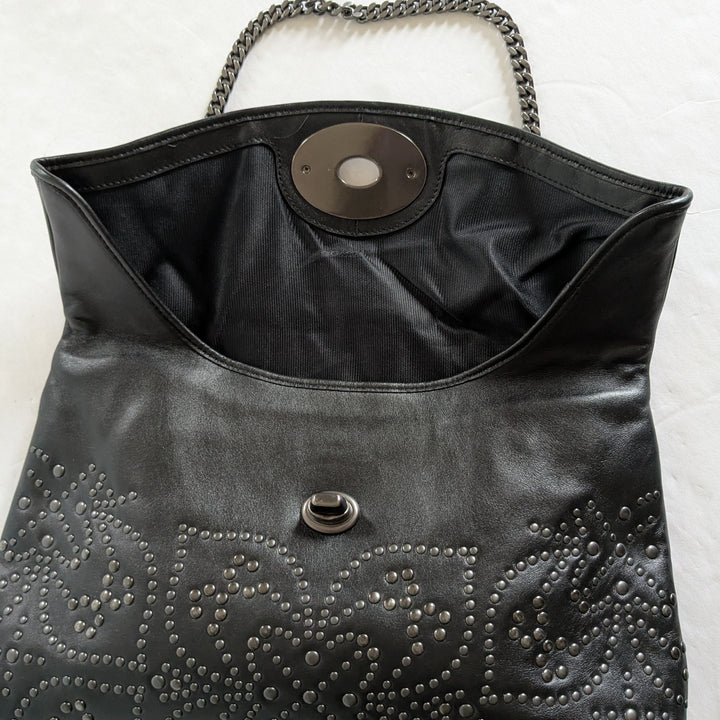 Coach Mini Stud Large Leather Clutch