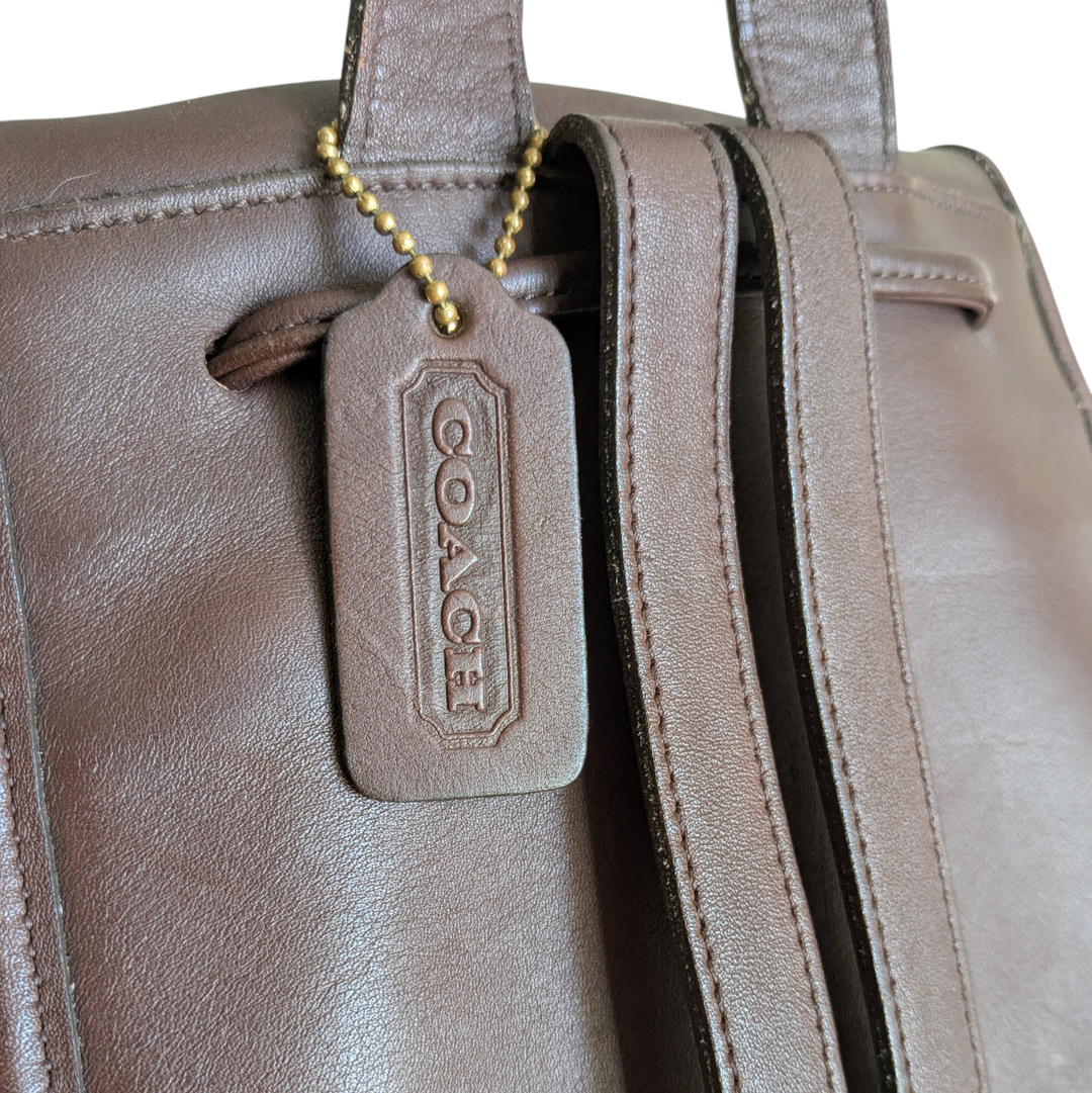 Coach Vintage 90's Leather Backpack