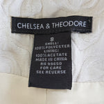 Chelsea & Theodore Embossed Blazer Size 8