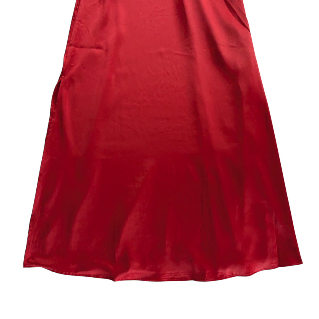 Rachel Parcell One Shoulder Satin Midi Dress Size 4