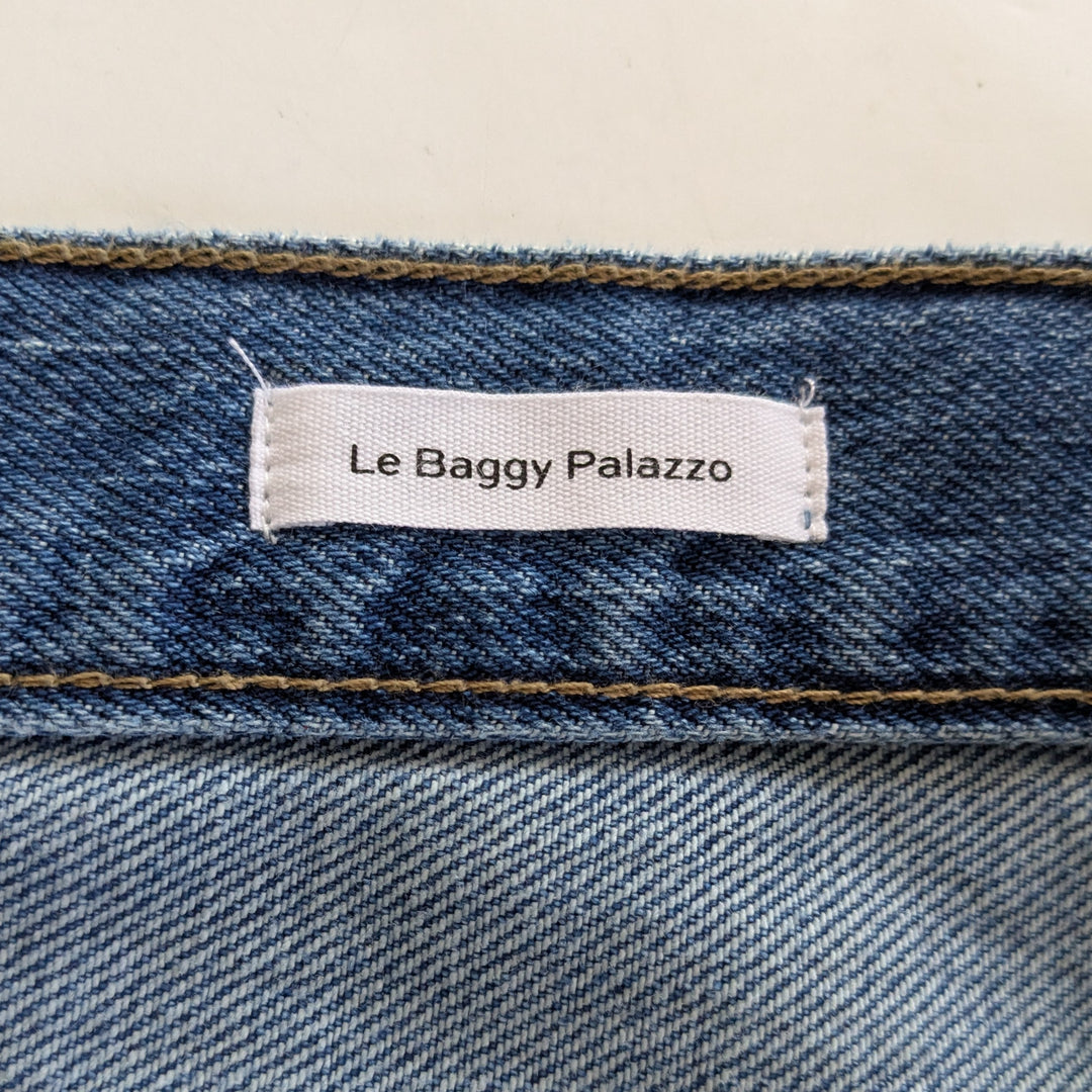 Frame Le Baggy Palazzo Jeans Dark Wash Size 27