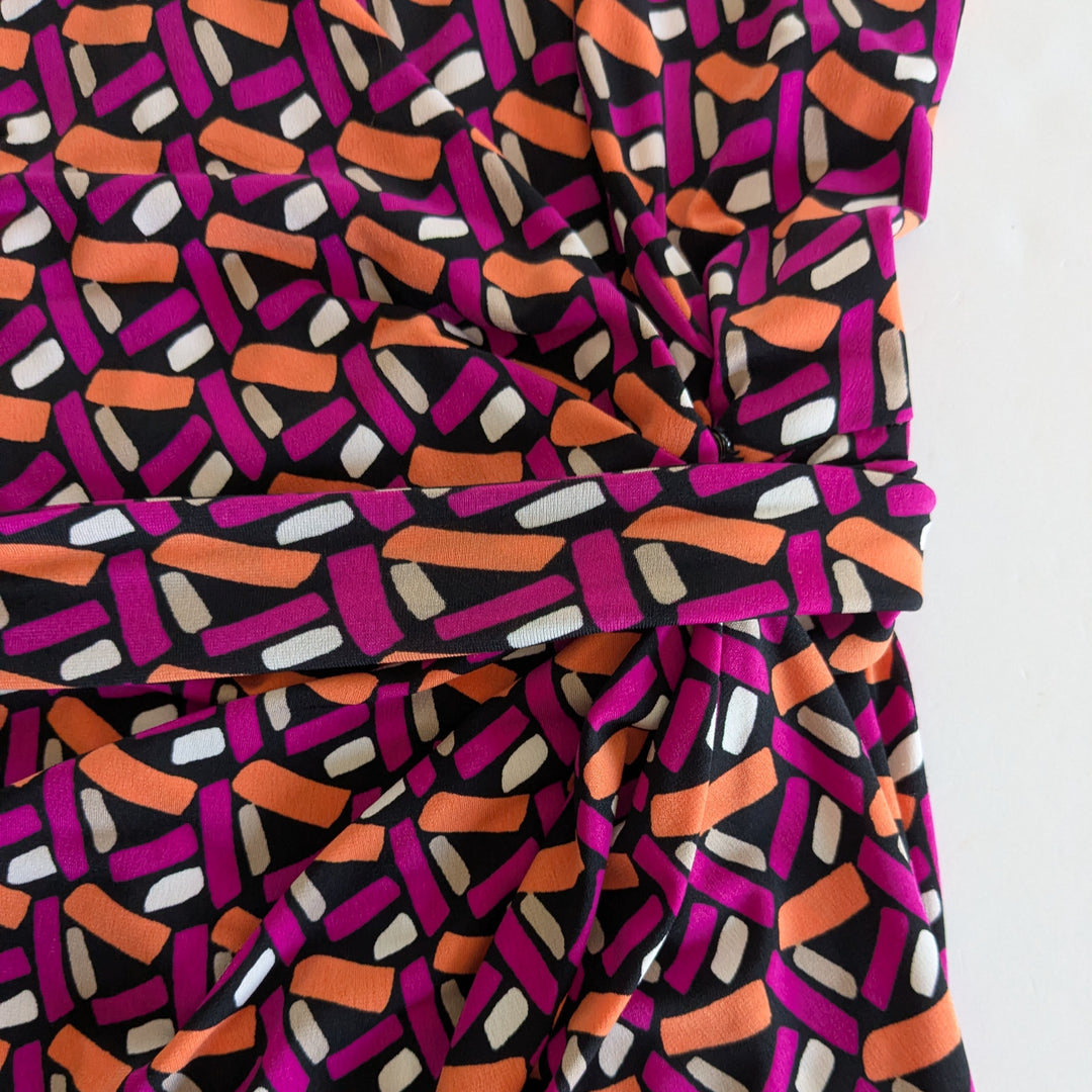 Maggy London Faux Wrap Dress Size 8