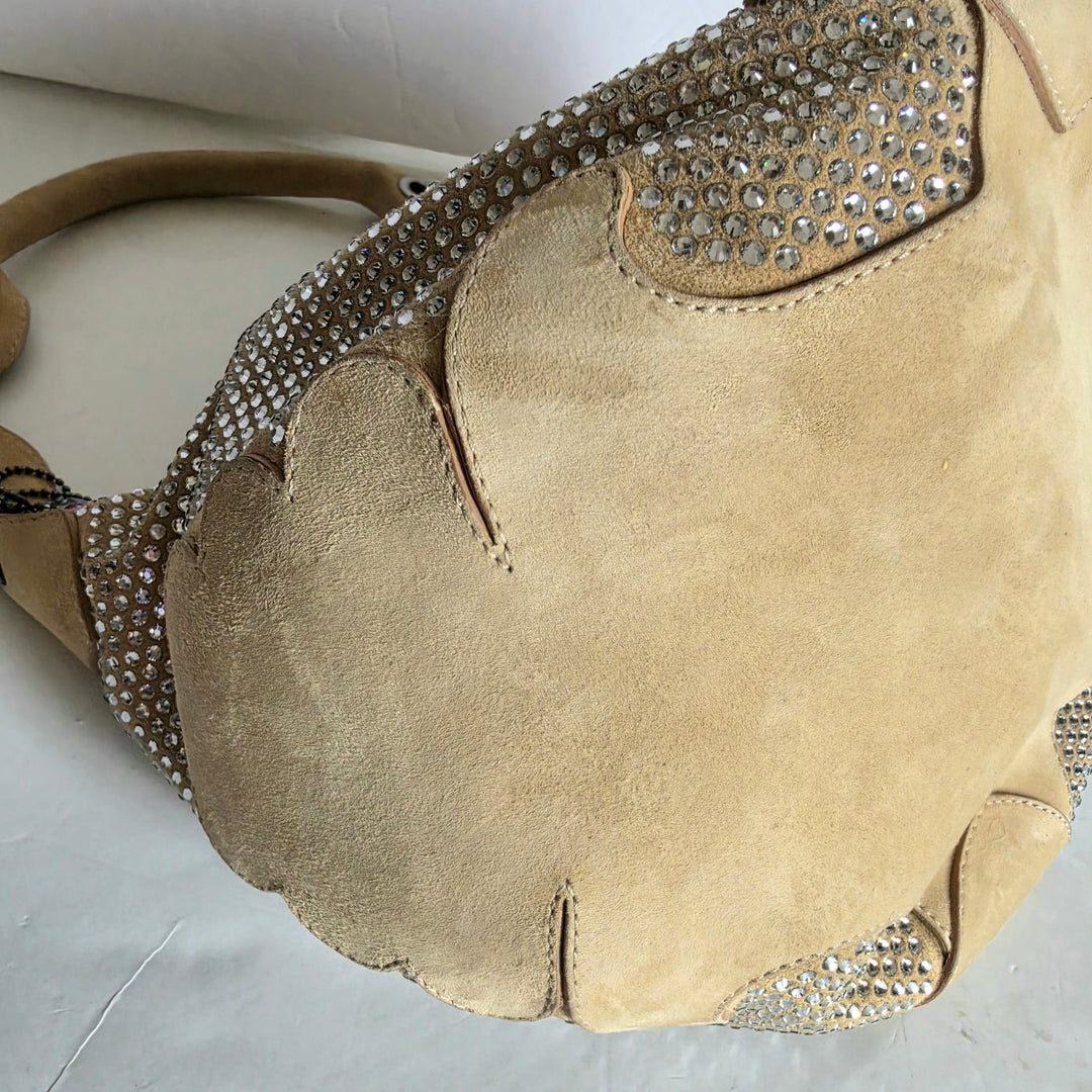 Jimmy Choo Grant Hobo with Crystals