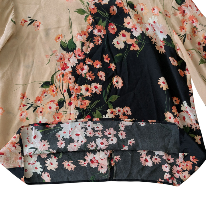 MaxMara Semi Sheer Silk Top Size 42/12