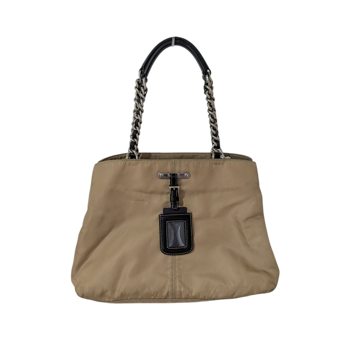 Prada Tessuto Chain Shoulder Bag