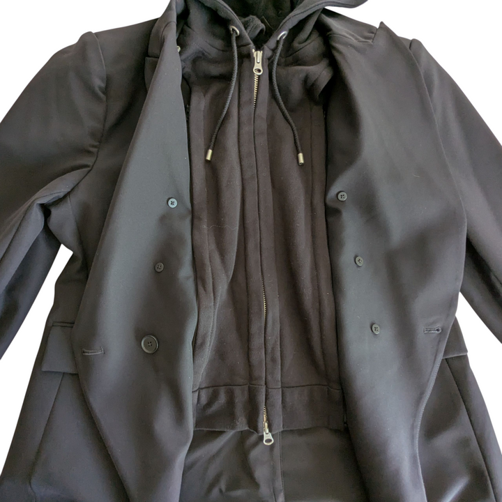 Quince Scuba Captain's Blazer with Fleeced Hoodie Liner Size L/XL