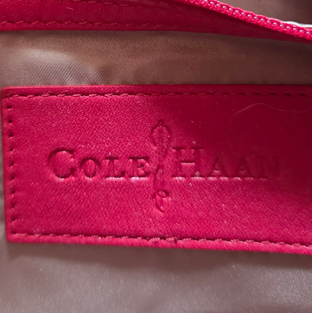 Cole Haan Red Leather Hobo Bag