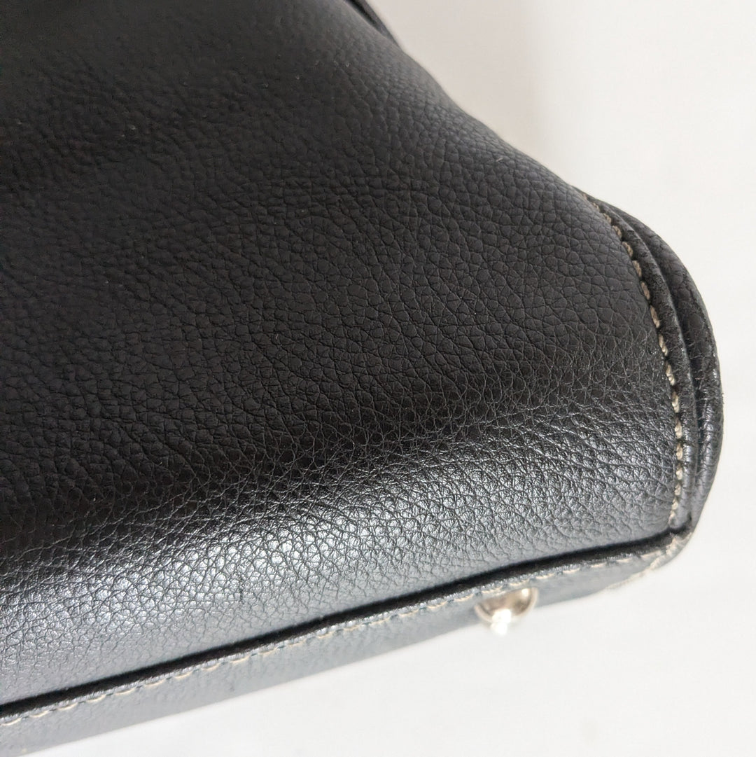 Tod's Girelli Black Leather Shoulder Bag