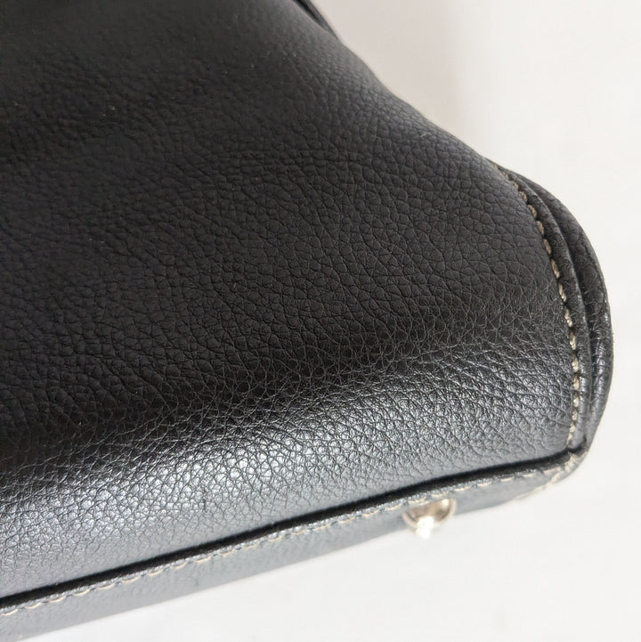 Tod's Girelli Black Leather Shoulder Bag